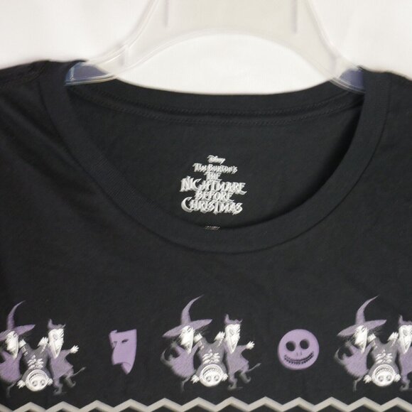 Disney Mens Size 2X Black Shirt The Nightmare Before Christmas Tim Burton - Picture 3 of 12